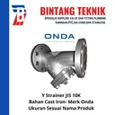 Y Strainer 12" inch Cast Iron JIS 10K Merk Onda