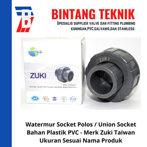 Watermur 1 1/4" inch PVC AW Merk Zuki Taiwan