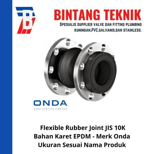 Flexible Rubber Joint 8" inch Onda JIS 10K