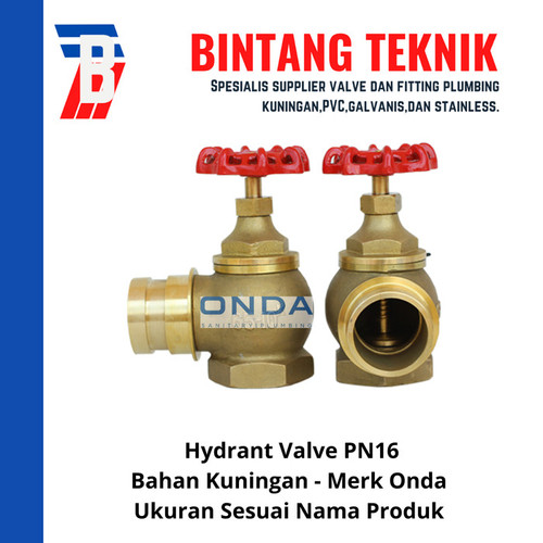 Hydrant Valve 2" Kuningan Onda PN16