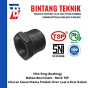 Vlok Ring (Bushing) 1" x 1/2" Besi Hitam TSP