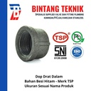 Dop 1 1/2" inch Besi Hitam TSP