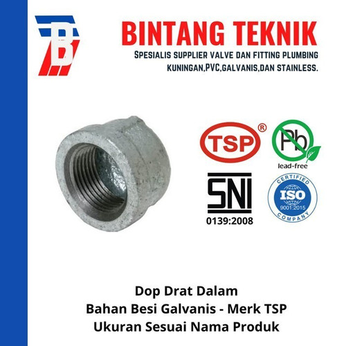 Dop 2" inch Besi Galvanis TSP