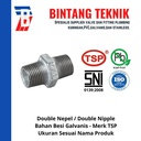 Double Nepel 2" inch Besi Galvanis TSP