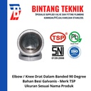 Elbow / Knee 3/4" inch Besi Galvanis TSP 90 Derajat