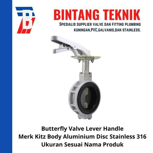 Butterfly Valve Kitz 8" inch Aluminimum Lever Handle