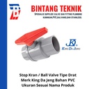 Ball Valve / Stop Kran 1" inch PVC Drat KDJ