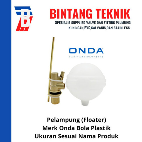 Pelampung Onda 1" Bola Plastik