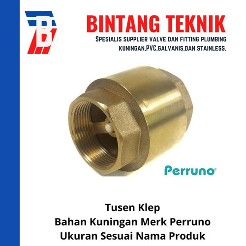 Tusen Klep 1 1/4" inch Kuningan Perruno