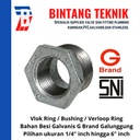 Vlok Ring (Bushing) 2 1/2" x 1 1/2" Besi Galvanis G Brand Galunggung