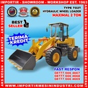 Loder 2 Ton Engine HUAFENG 65 Kw Wheel Loader 0.8 m3 - TO2T