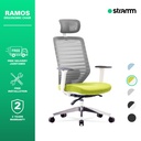 Kursi Kantor Ergonomis Stramm Ramos I with Aluminium Footbase