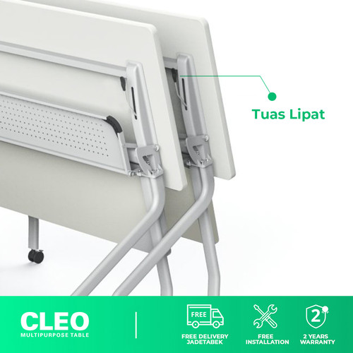 Meja Kerja Lipat Stramm Cleo Folding Table