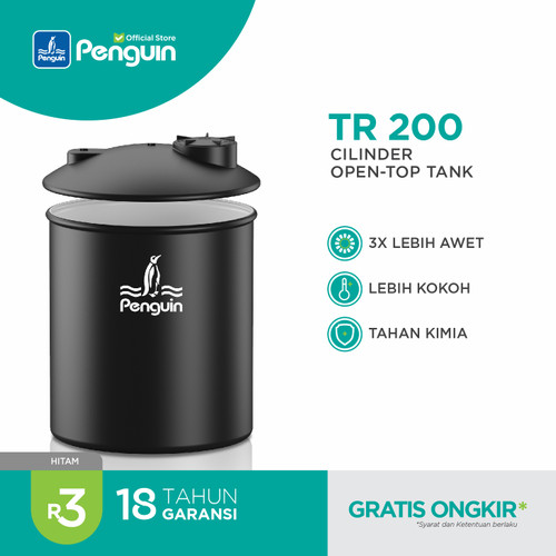 Penguin Toren Tandon Tangki Air Cylinder Tank TR 200 2000 Liter