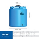 Penguin Toren Tandon Tangki Air General Tank TB 200 2000 Liter