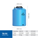 Penguin Toren Tandon Tangki Air General Tank TB 55 500 Liter