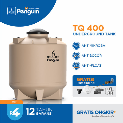 Penguin Toren Tandon Tangki Air Underground Tank TQ 400 4000 Liter