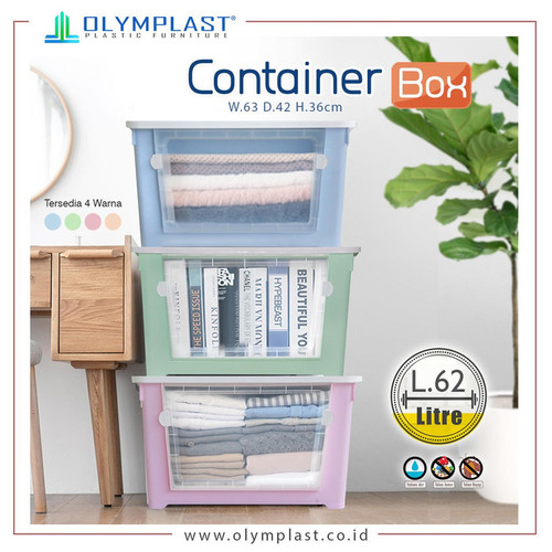 (CARGO) Olymplast OBC Box Container 62 Liter Kotak Plastik Penyimpanan