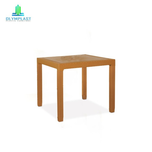 (CARGO) Olymplast ODT R 80 Meja Makan Plastik Dining Dine Table Rotan