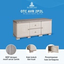 (CARGO) Olymplast OTC AVR 2P2L Lemari Meja TV Nakas Rak 2 Pintu 2 Laci