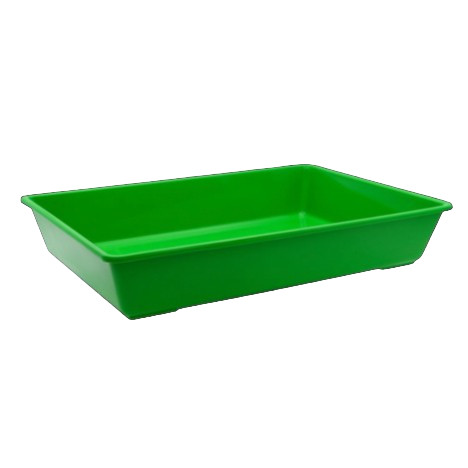 BasicHome by LionStar Nampan Saji Segi no 50 Jumbo Tray Plastik Sunny