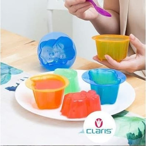 Claris AGR 01 Cetakan Agar Puding Jelly Mould Hello Kitty Set 6 pcs