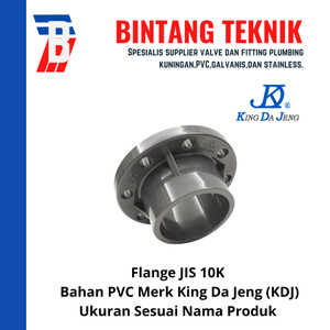 Flange 3" inch PVC Merk KDJ JIS 10K