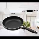 Sunhouse CT24 Wajan Teflon 24cm Plain Fry Pan Kuali Wok Anti Lengket