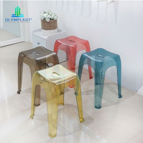 Olymplast Crystal Stool Kursi Bakso Bangku Baso Kristal Transparan