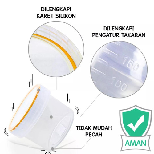 Shinpo 351 XL Toples Kedap Udara Putar Nest Kotak Tempat Makan Plastik