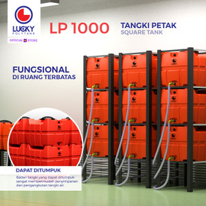 Tangki / Toren Air Petak Lucky 1000 liter (LP 1000)