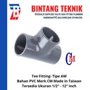 Tee / Vlok Tee 12" x 10" PVC AW Merk CM Taiwan