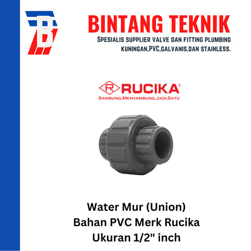 Watermur 1/2" PVC Merk Rucika