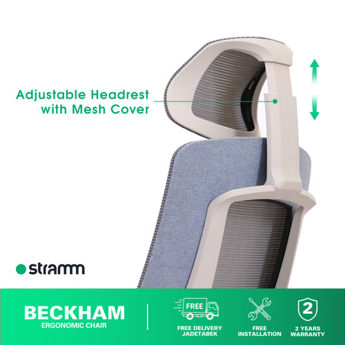 Kursi Kantor Ergonomis Stramm Beckham I with Footrest