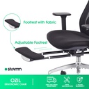 Kursi Kantor Ergonomis Stramm OZIL with Footrest