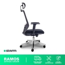 Kursi Kantor Ergonomis Stramm Ramos I with Aluminium Footbase