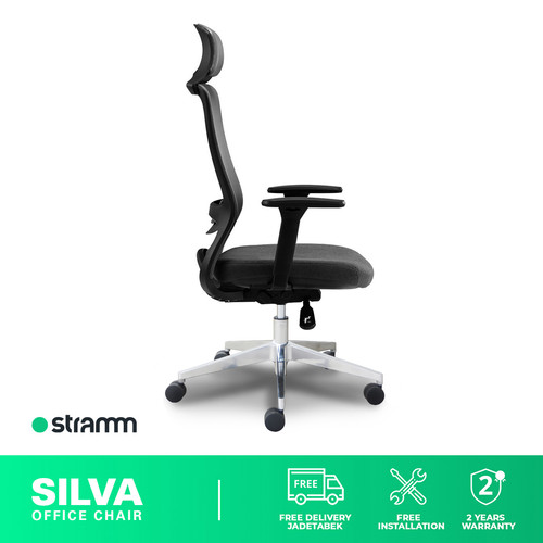 Kursi Kantor Ergonomis Stramm Silva I with Aluminium Footbase