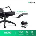 Kursi Kantor Kantor Ergonomis Stramm TOURA with Footrest