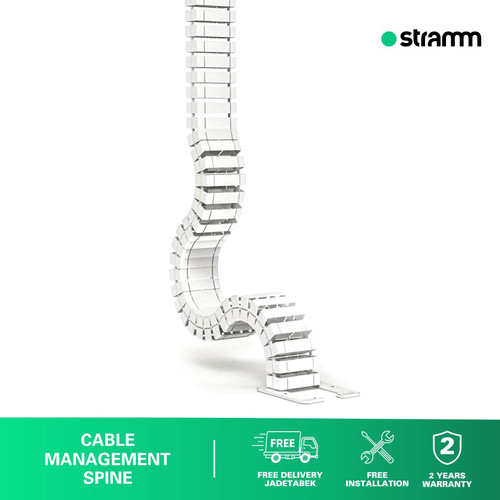 Magnetic Cable Management Spine for Stramm Standing Desk