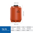 Penguin Toren Tandon Tangki Air Underground Tank TQ 70 700 Liter