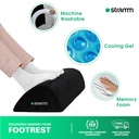 Stramm Ergonomic Memory Foam Footrest Pillow - Under Desk Foot Rest