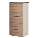 (CARGO) Olymplast ODC 05 M Marble / Wood Lemari Laci Drawer Susun 5