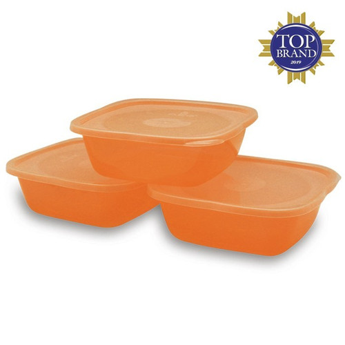 Claris 2722-3 Kotak Wadah Tempat Makan FastPac Set Lunch Box Fast Pac