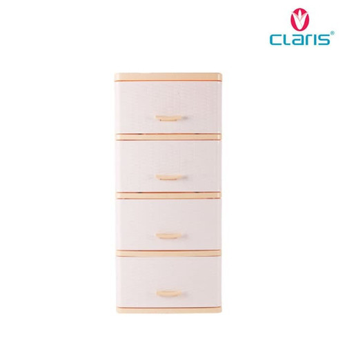 Claris 5335-4L Vestby Lemari Laci Cabinet Drawer 4 Susun Container