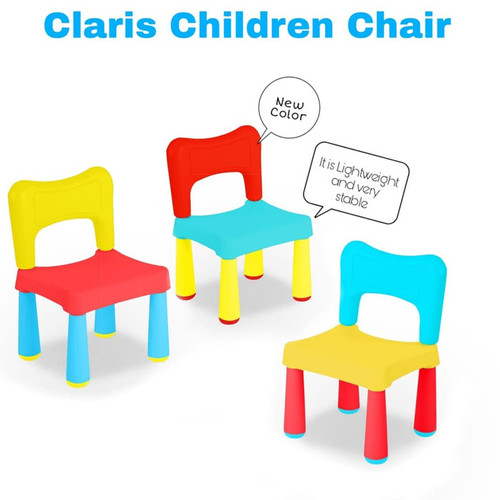 Claris Set 1 Kursi Bangku Anak Dan 1 Meja Kidzone Fantastic Playground