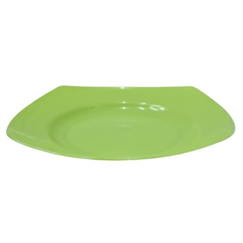 Piring Makan 22 cm Segi Plastik Dining / Dinner Plate Lunarplas Quinny