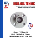 Flange 3" inch PVC AW Merk CM Taiwan