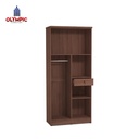 Olympic Lemari Pakaian / Baju 2 Pintu LP Marino 2P Cermin Modern Kayu