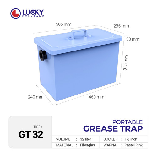 Penyaring lemak / Perangkap Lemak / Lucky Grease Trap LGT32