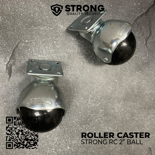 Roda Caster Bulat | Roda Bulat 2 inch Roda Etalase / Sofa STRONG